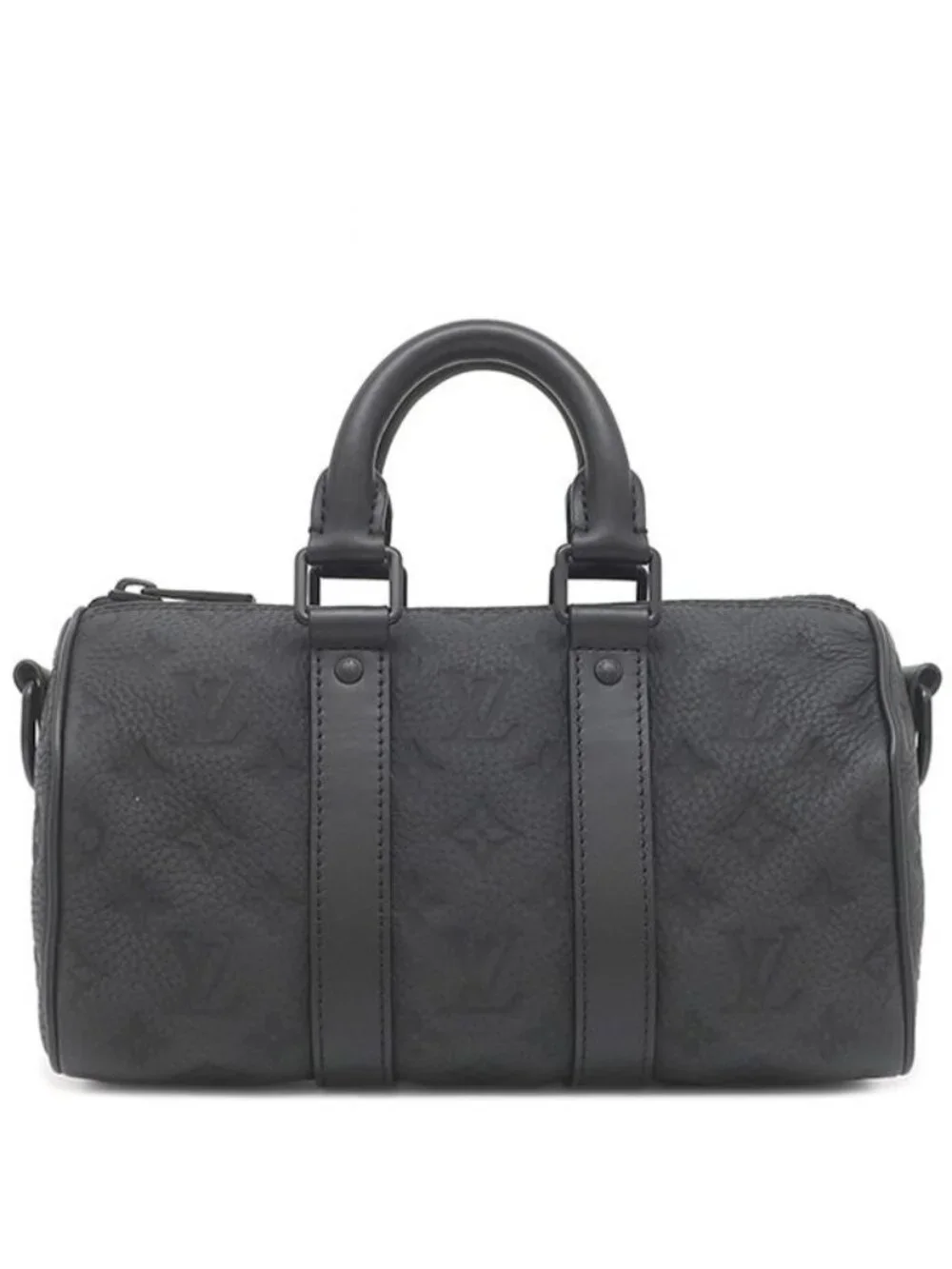 Louis Vuitton 2-Way Bag Keepall Bandouliere 25 Leather Taurillon Noir Matte
